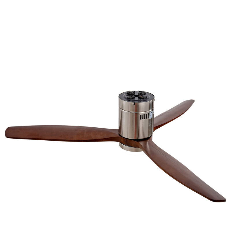 ELEMENT ACE Modern Ceiling Fan with Integrated LED Light and Remote Control Featuring Energy Efficient DC Motor and Reversible Functionality image number 3