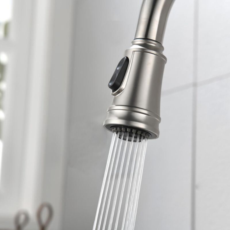 Single Handle High-Arc Kitchen Faucet with Pull-Out Sprayer