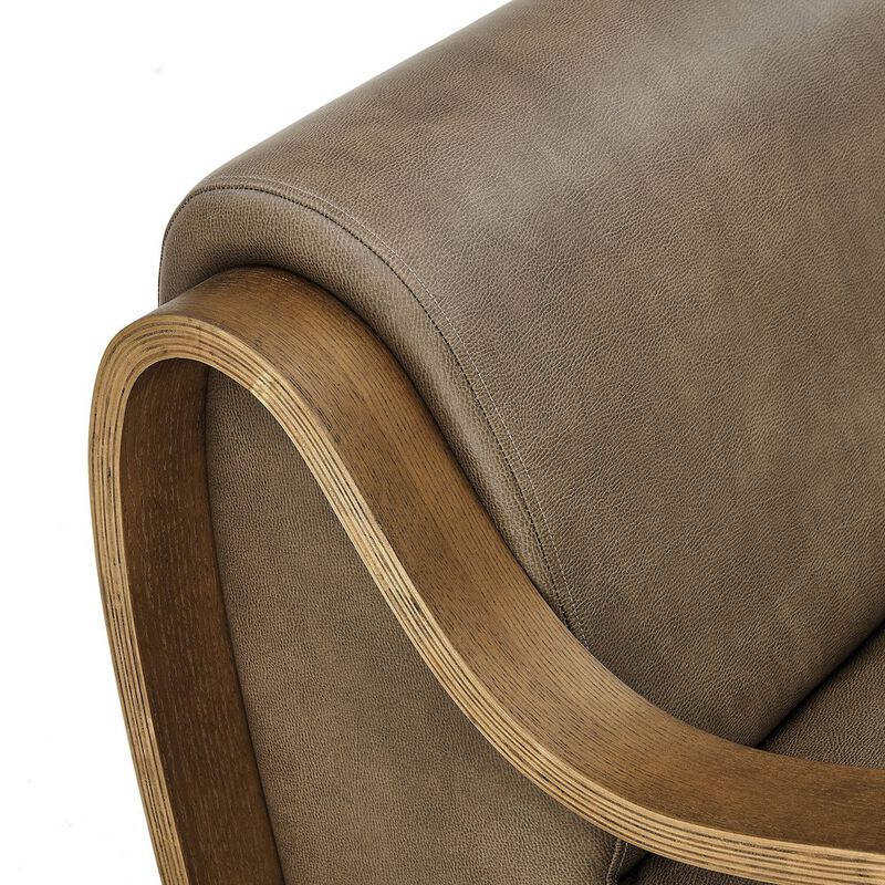 Atrium Vegan Leather Accent Armchair image number 6