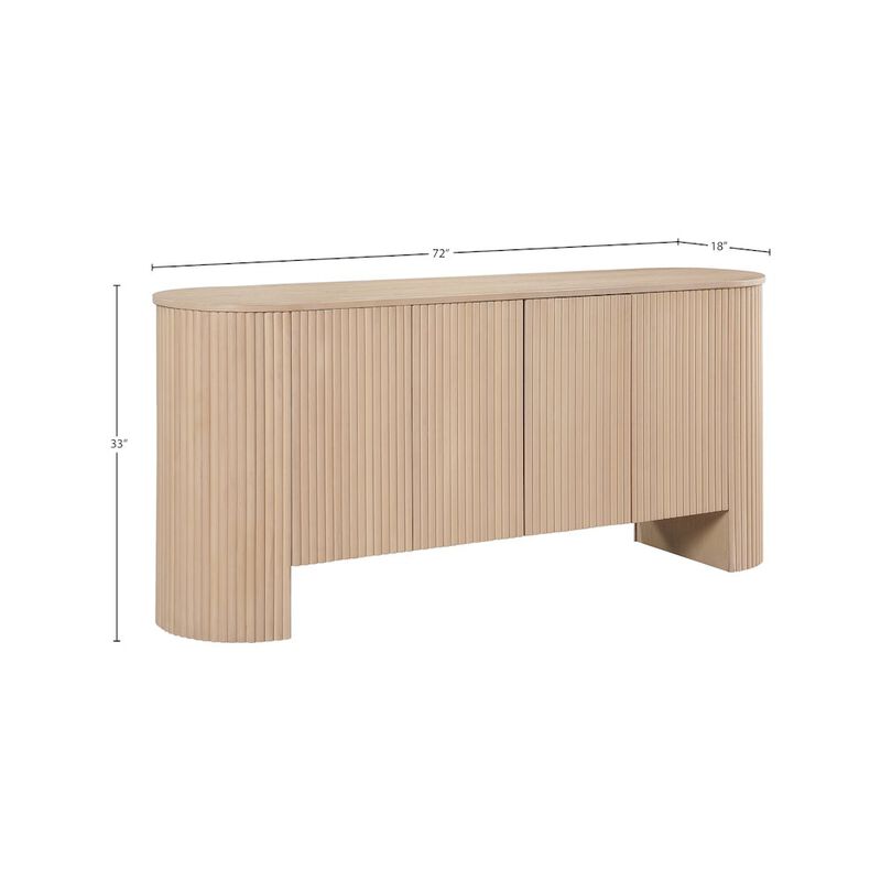 Meridian Furniture Belinda Oak Sideboard/Buffet