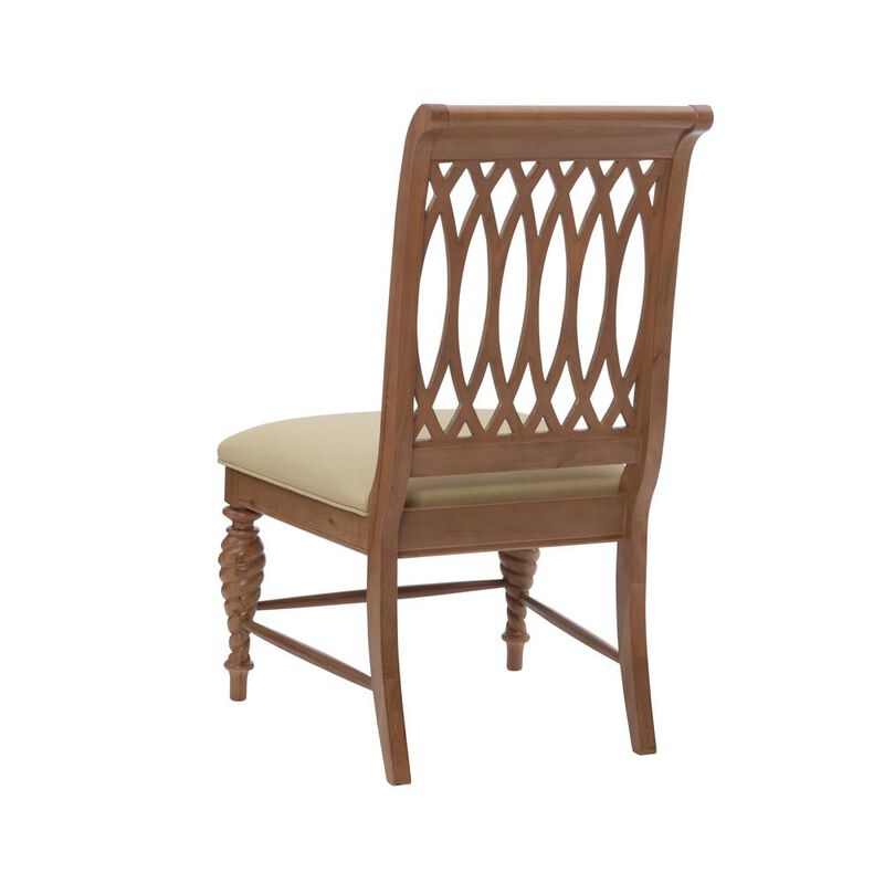 Linon Mercer Chair Natural Set Of 2