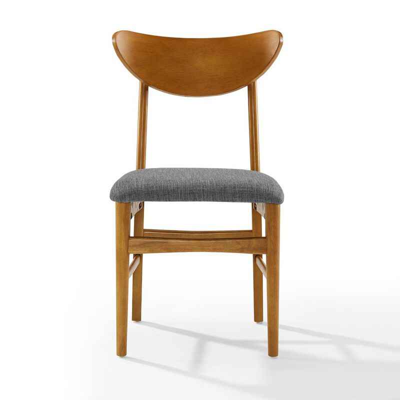 Crosley Furniture Landon 2-Piece Wood Dining Chairs W/Upholstered Seat