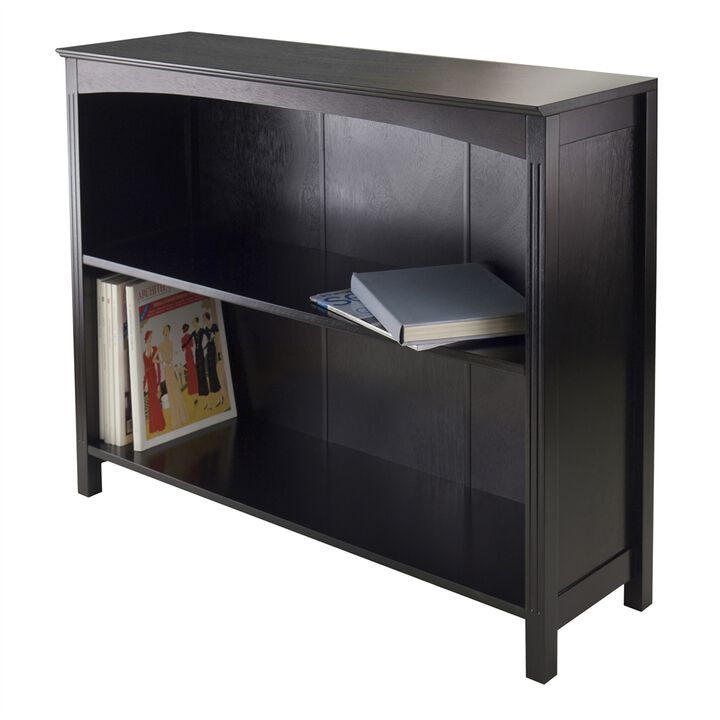 Winsome Wood Terrace Storage Shelf 3-Tier 37 wide in Espresso