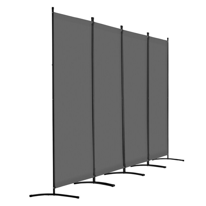 Foldable 4-Panel Room Divider for Creating Private Spaces in Any Indoor Area