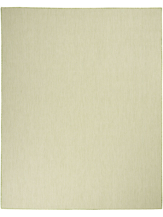 Courtyard COU01 Ivory/Green 8' x 10' Rug
