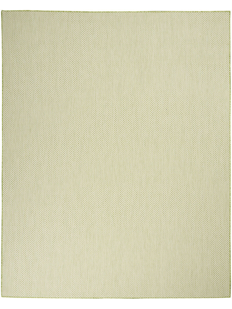 Courtyard COU01 Ivory/Green 8' x 10' Rug