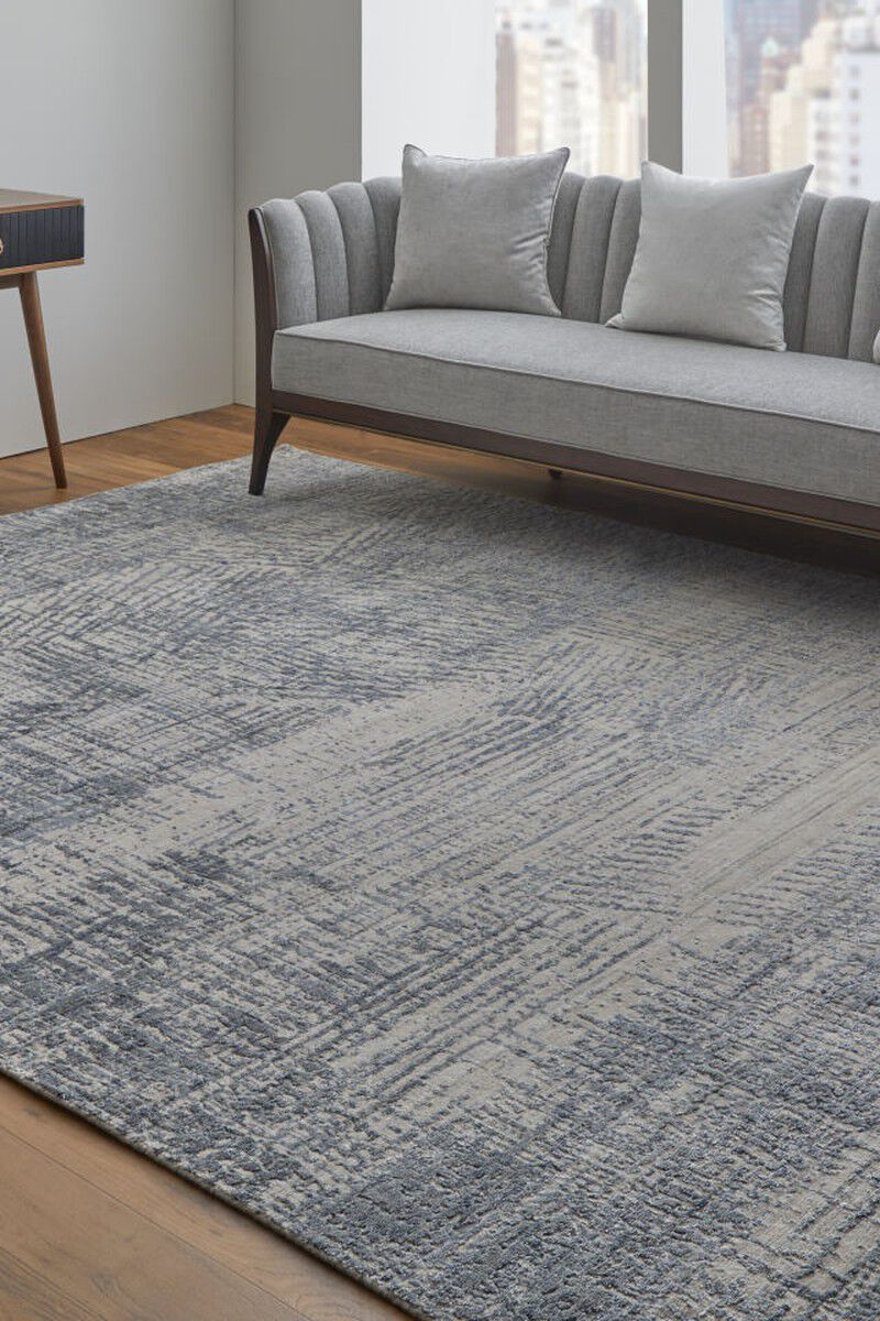 Eastfield 69AIF Blue/Beige 9' x 12' Rug image number 1