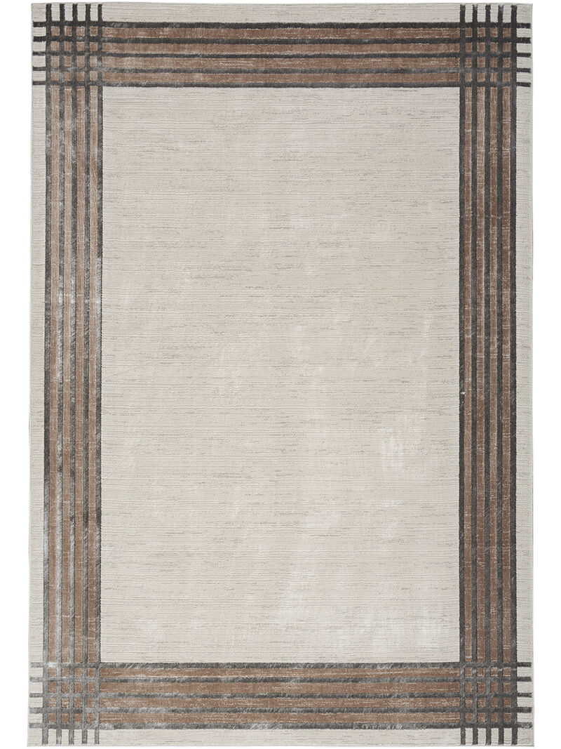 Desire DSR01 Ivory/Silver 3'11" x 5'11" Rug