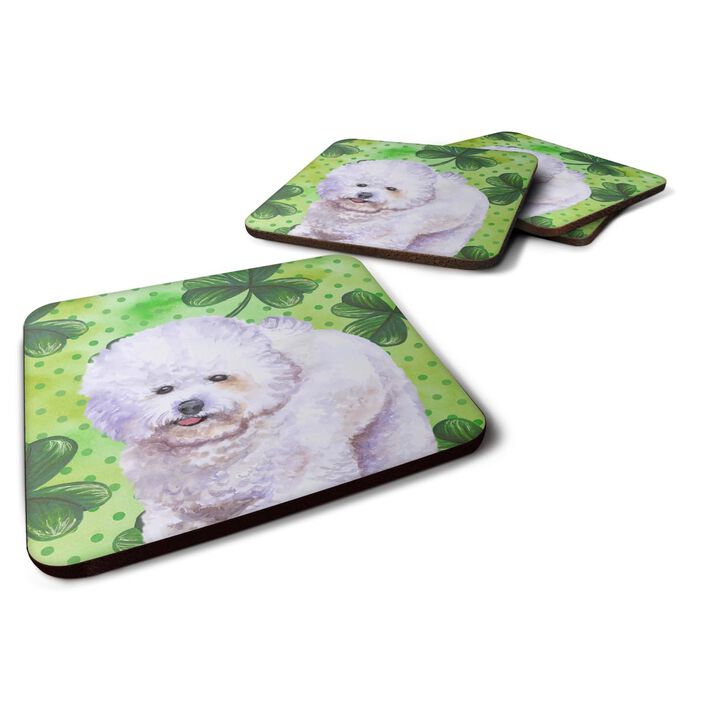 Caroline's Treasures Bichon Frise St Patrick's Decorative coasters, Multicolor