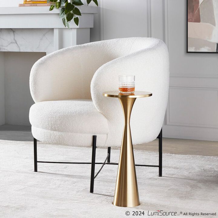 LumiSource Gemma 22 Metal Side Table