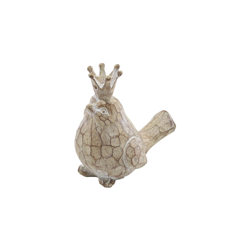 S/2 Resin Birds W/Crowns image number 2
