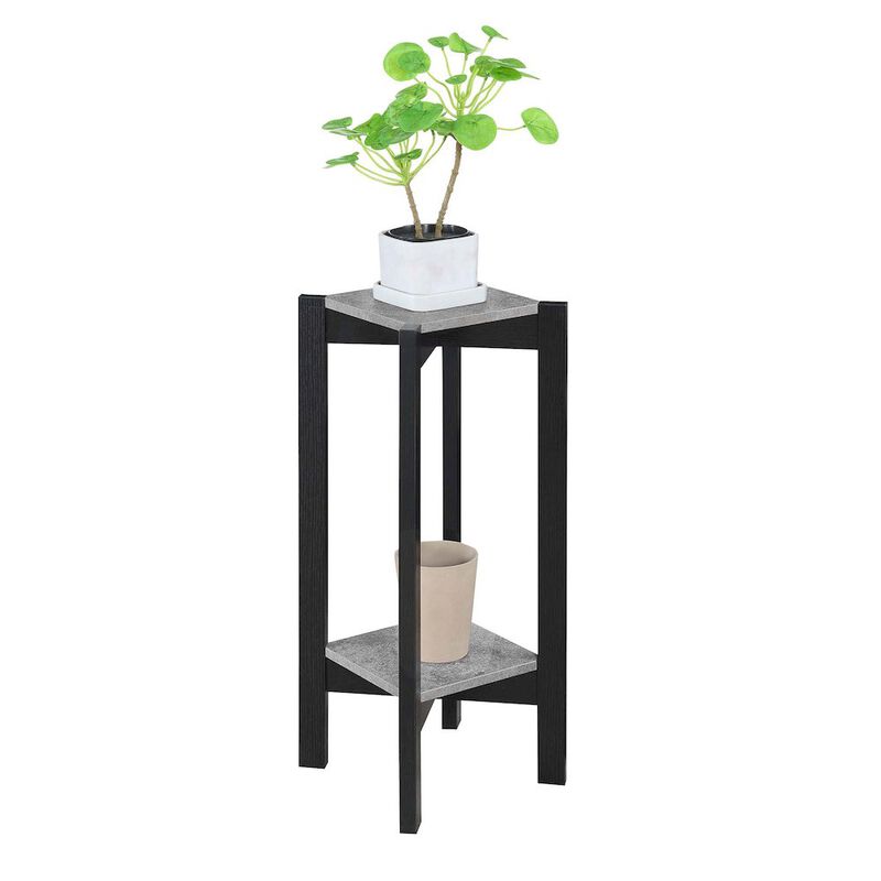 Convience Concept, Inc. Planters & Potts Deluxe Square 2 Tier Plant Stand
