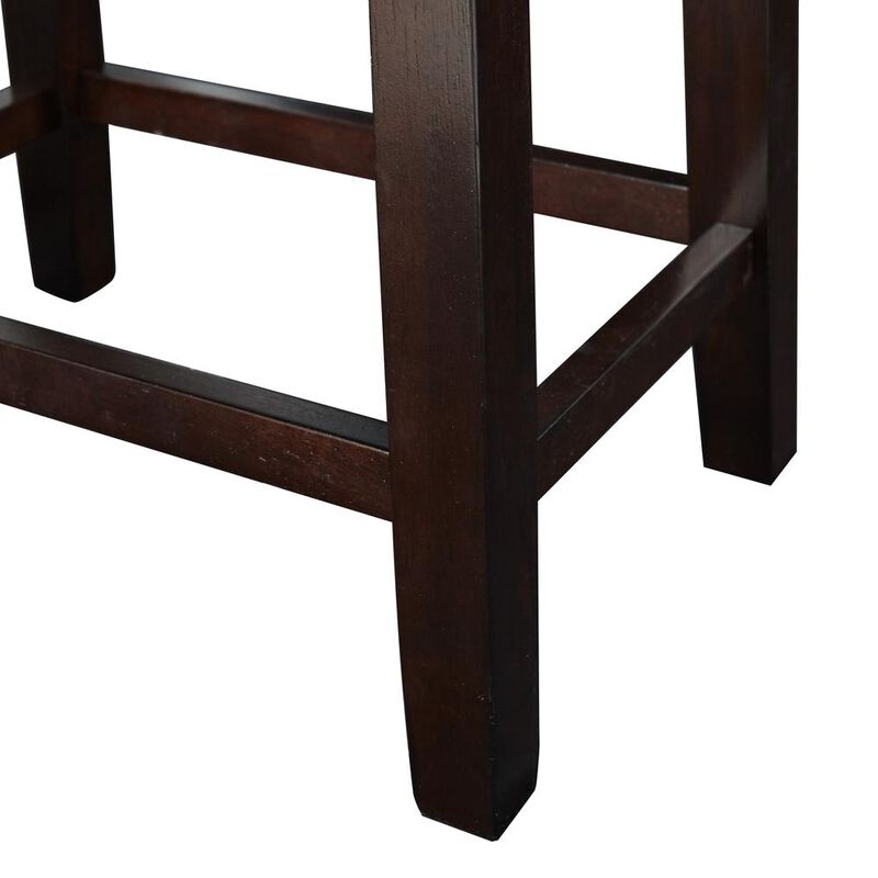 Linon Claridge Linen Counter Stool