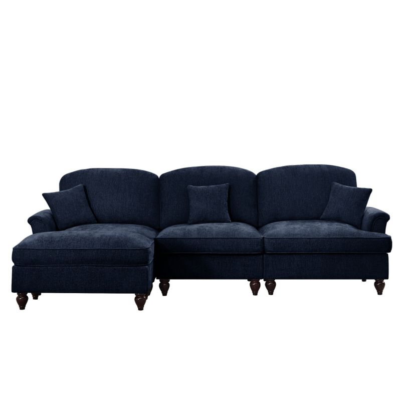 Kaxnir Mid-Century Modern L-Shaped Sectional image number 8