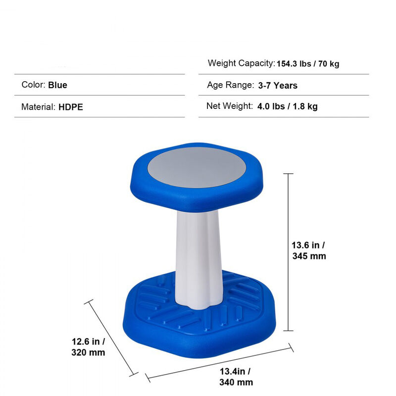Kids Active Wobble Chair with Soft Cushion Improves Focus and Posture for Classroom image number 2