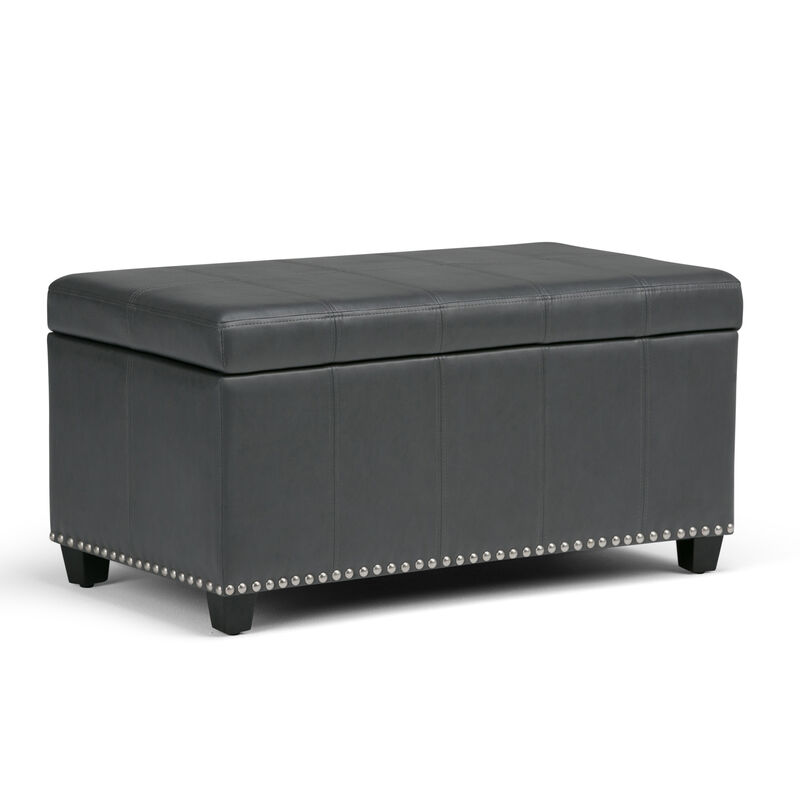 Simpli Home Amelia Storage Ottoman Bench image number 0