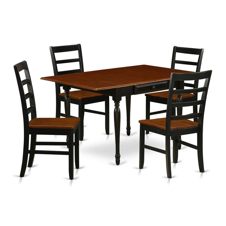 Dining Room Set Black & Cherry