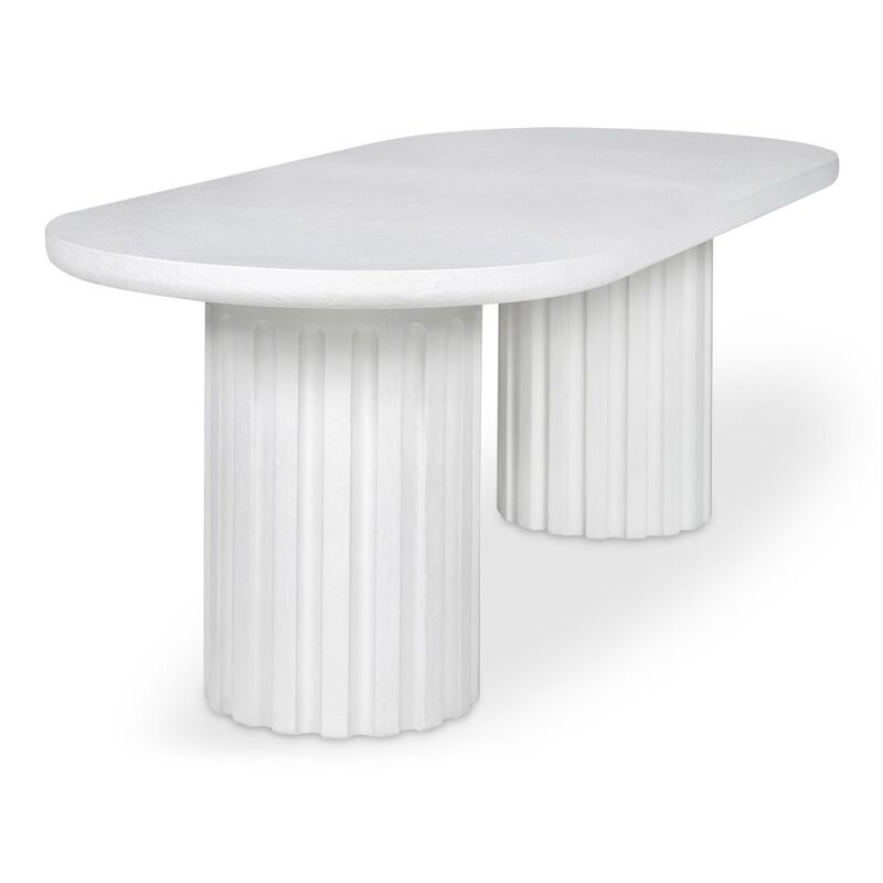 Moe's Home Collection Eris Outdoor Dining Table White