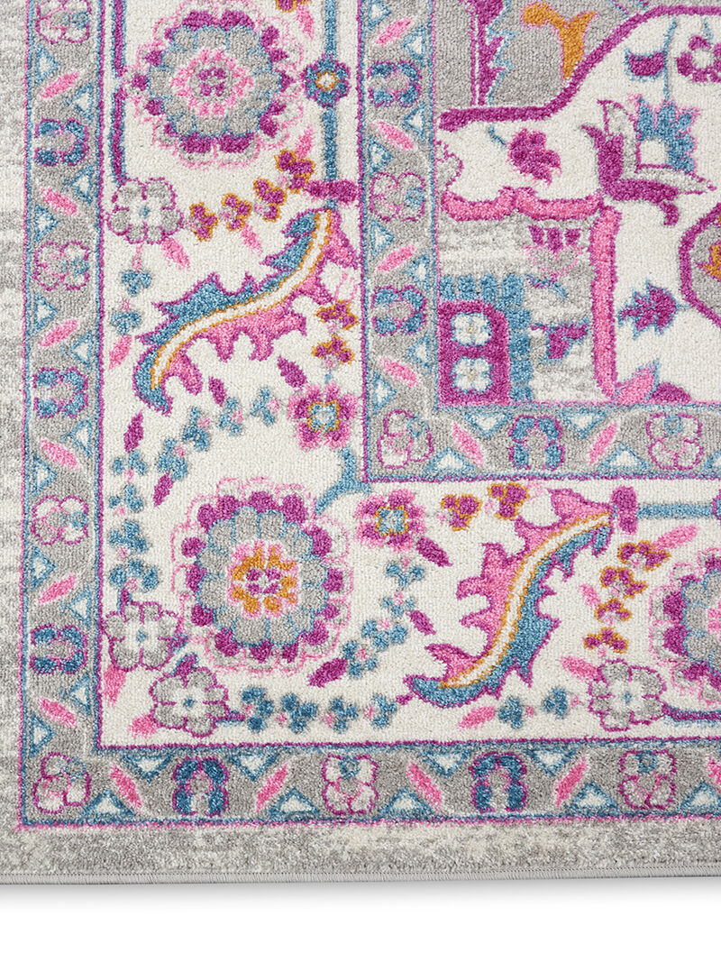 Passion PSN20 Light Gray/Pink 6'7" x 9'6" Rug image number 4