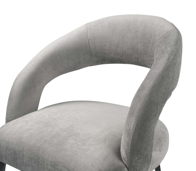 Rocco Black Boucle Dining Chair image number 4