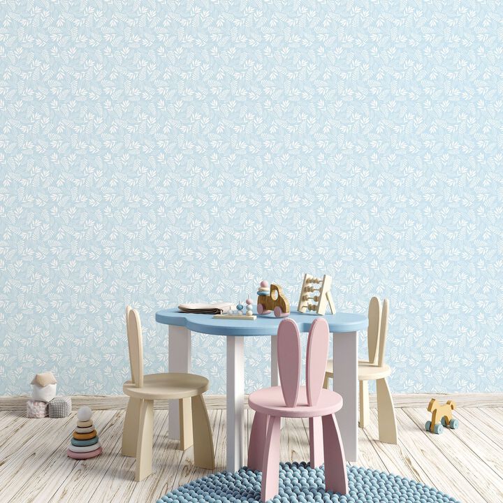 Tiny Tots 2 Koala Leaf Blue Wallpaper G78381
