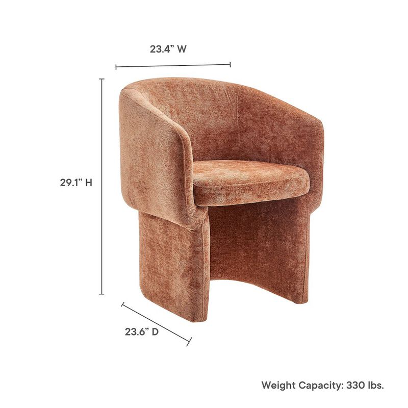 Verity Chenille Dining Armchair image number 2