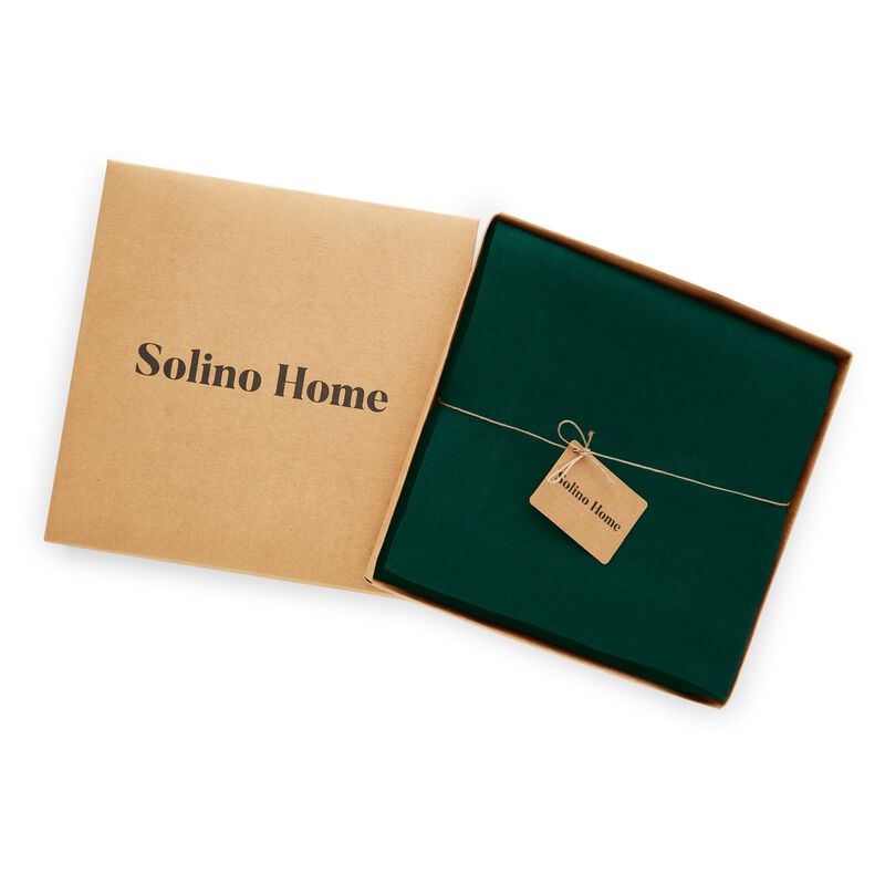 Solino Home Sonoma 100% Linen Tablecloth &ndash; Handcrafted, Machine Washable, Perfect for Holiday and Everyday Dining