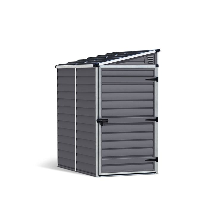 Palram - Canopia SkyLight 4' x 6' Lean-To Shed - Gray