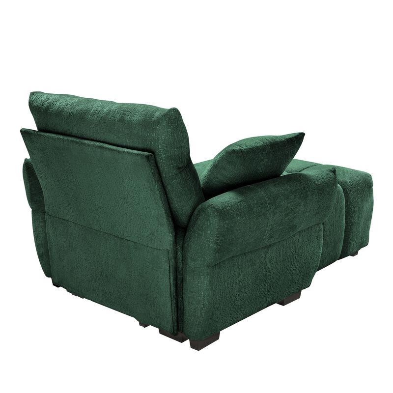 Merax Single Sofa Chair with 1 Ottoman