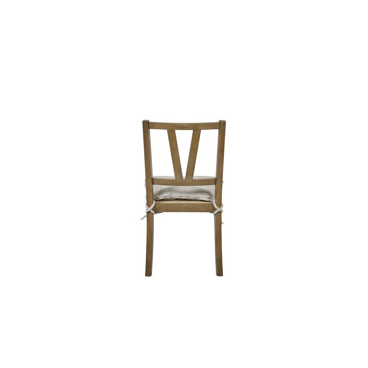 Bernards Magnolia Slat Back Chair - Cashew