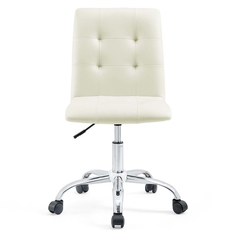 Modway Furniture - Prim Armless Mid Back Office Chair Orange image number 0