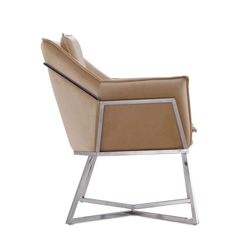 Origami Brown Accent Chair