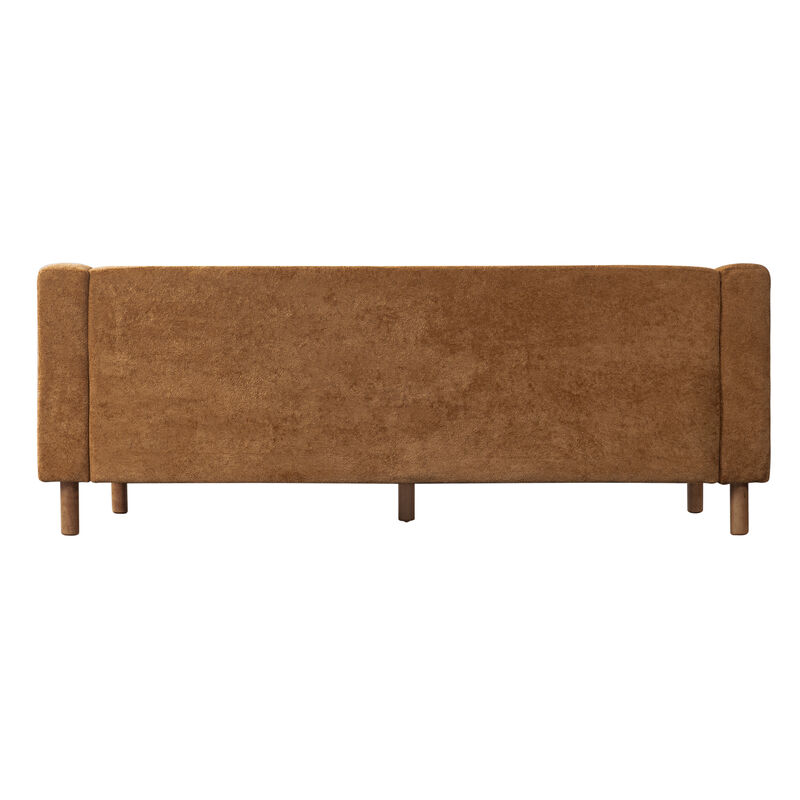 Jubpaf 78" Modern 3 Seater Sofa Chenille image number 5