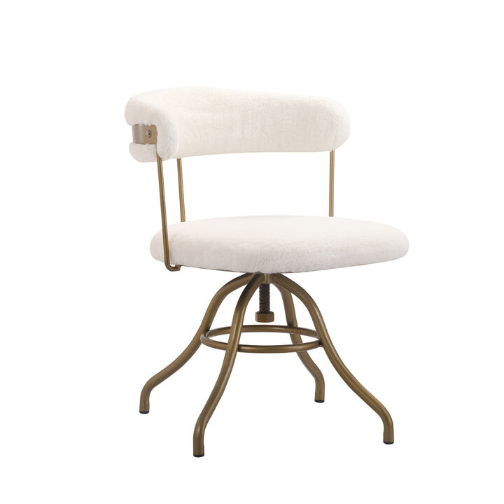 Fabric Golden Iron Task Chair