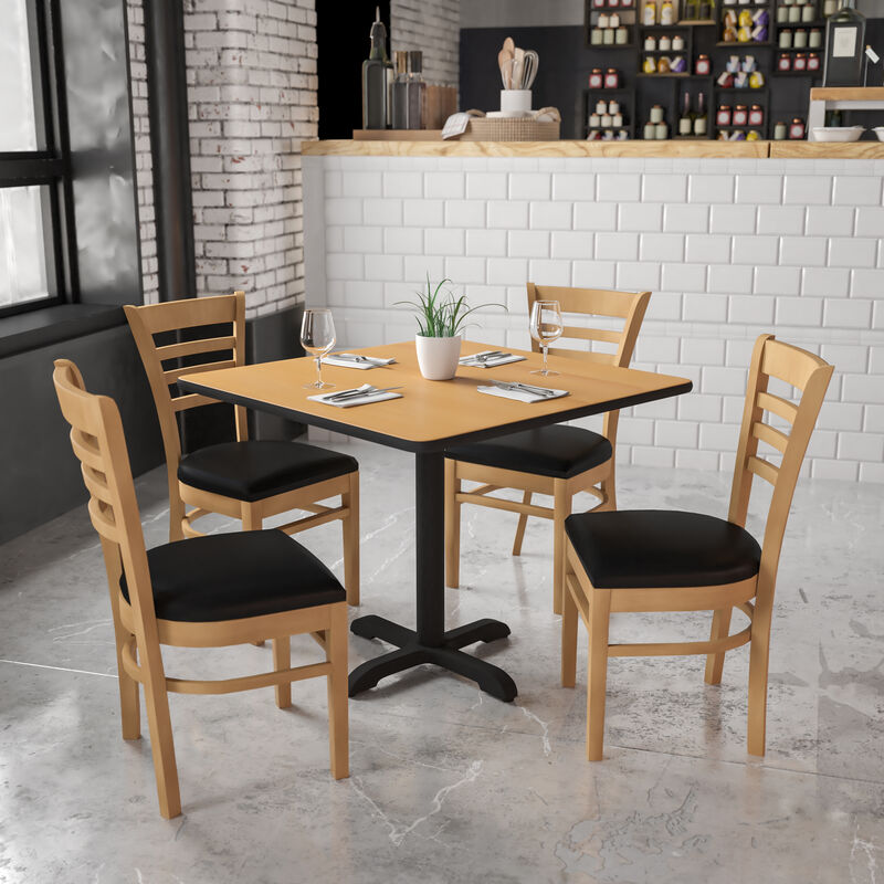 Wood Restaurant Chairs image number 1