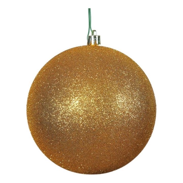 Vickerman Antique Gold Glitter Ball 24/Bag -