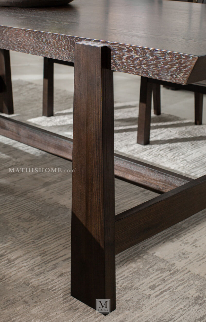 Tauren 96" Trestle Dining Table image number 2