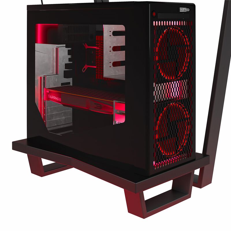 Genesis Gaming L Desk with CPU Stand