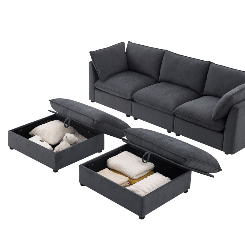 98" Modular Sectional Sofa image number 7