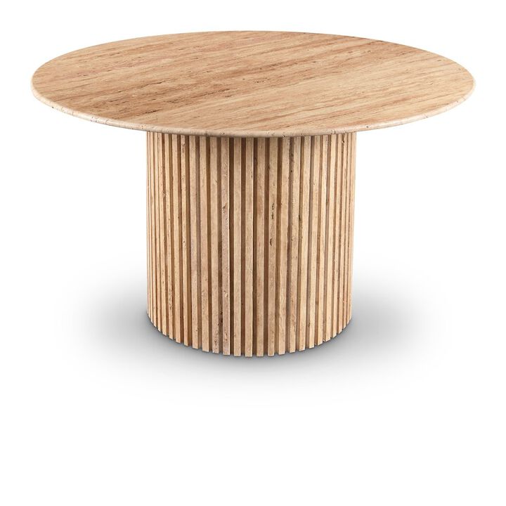 Meridian Furniture Genoa Beige Dining Table