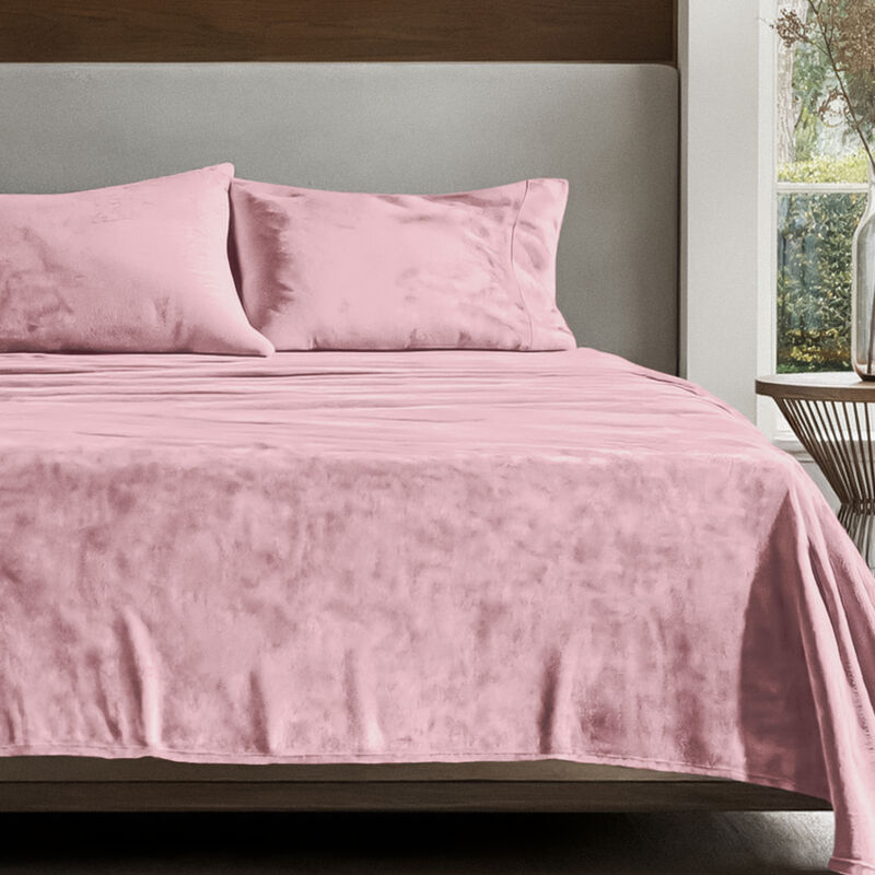 Velvety Soft Microplush Fleece Sheet Set image number 2