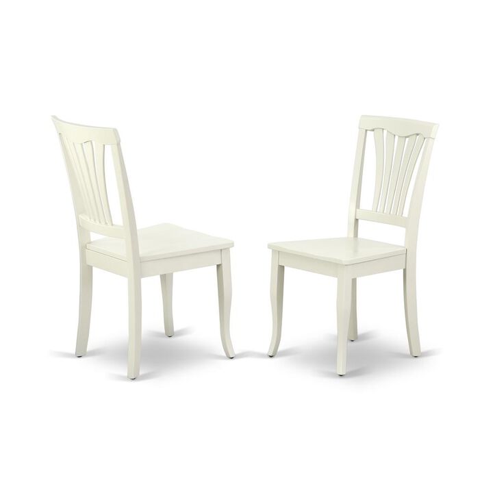 Dining Chair Linen White, AVC-LWH-W