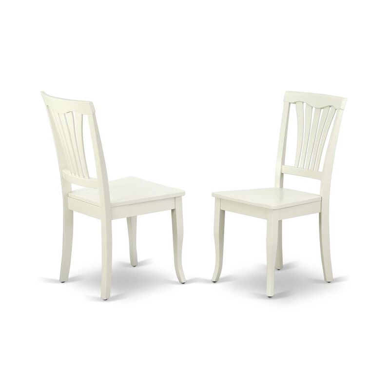 Dining Chair Linen White, AVC-LWH-W