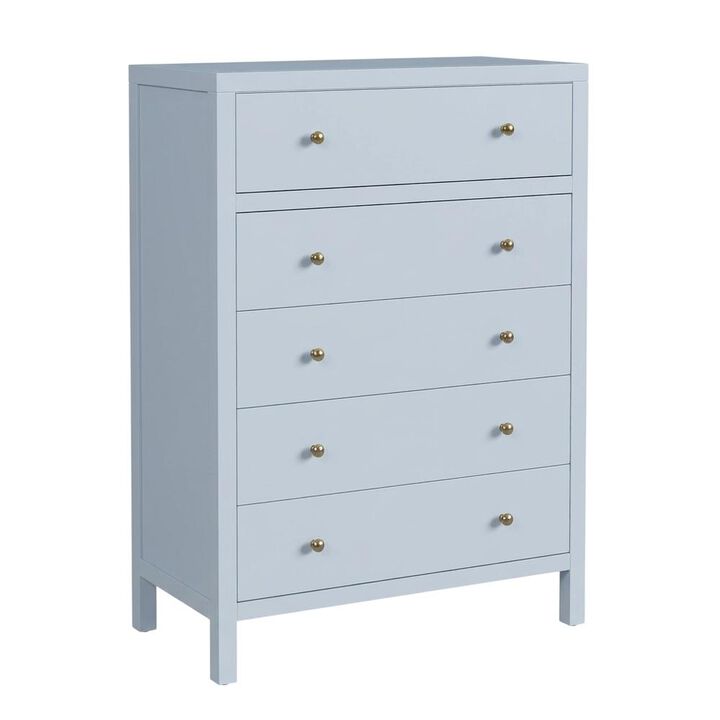Butler Specialty Nora 36 in. W Rectangular Wood 5 Drawer Tall Dresser