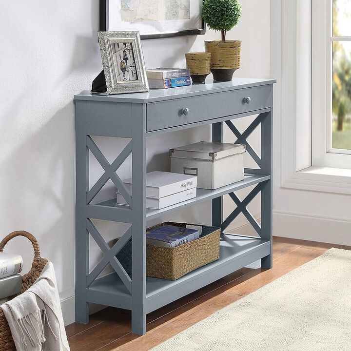 Convience Concept, Inc. Oxford 1 Drawer Console Table with Shelves