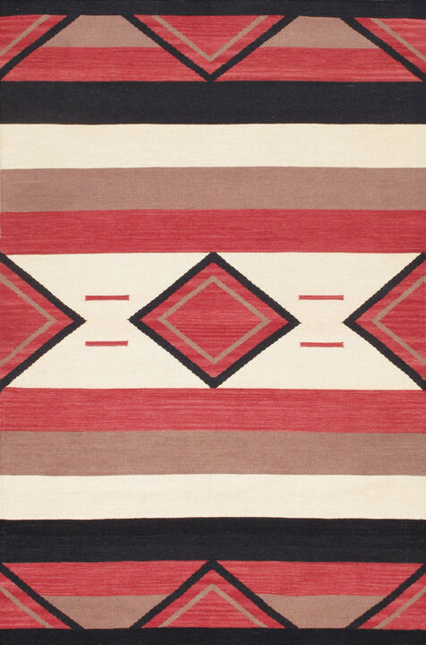 Pasargad Home Tuscany Hand-Woven Wool Area Rug- 4' 0'' X  6' 0''