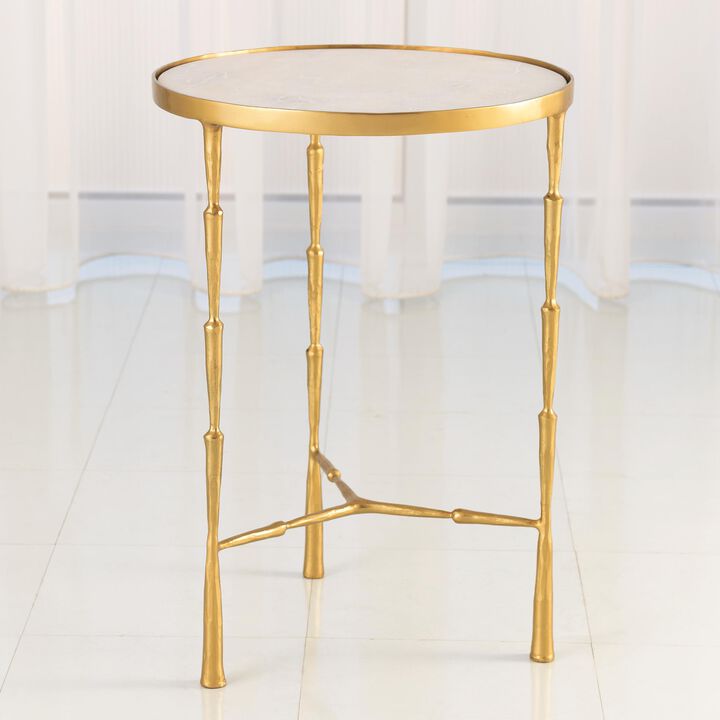 Spike Accent Table- Gold