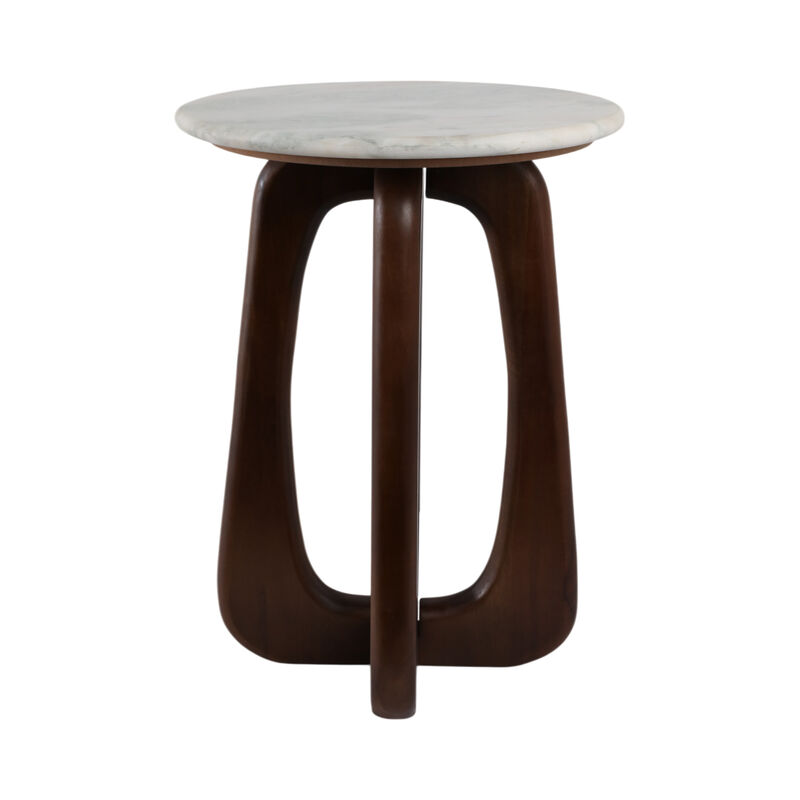 Marble Top Accent Table image number 2