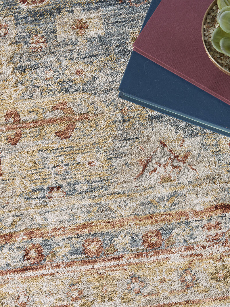 Sahar SHR01 Blue 9'3" x 12'7" Rug