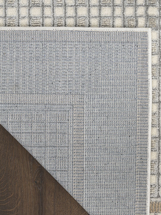 Nordic NRC03 Ivory/Gray 4' x 6' Rug